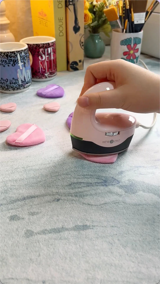 Design your powder puff with the H1 Mini Heat Press