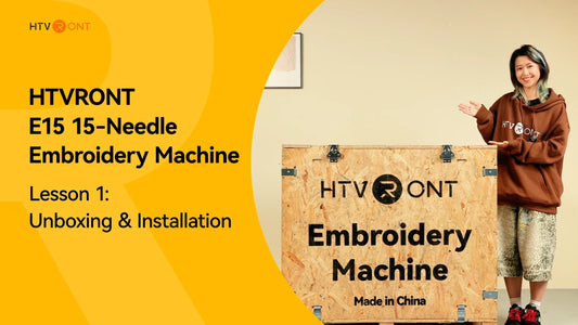 E15 Embroidery Machine Unboxing and Installation