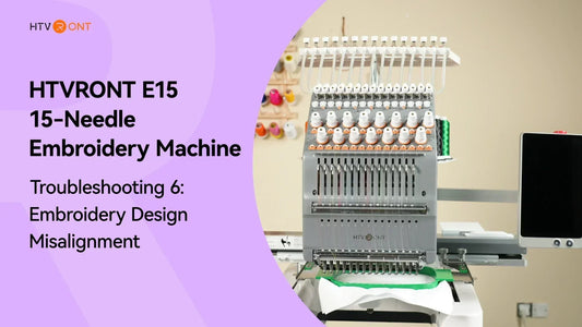 Embroidery Design Misalignment - E15 Troubleshooting 6