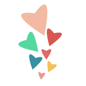 Colorful Love Heart SVG