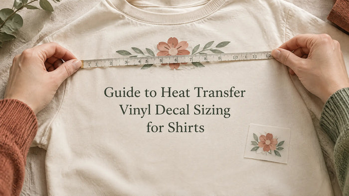 Guide to Heat Transfer Vinyl Decal Sizing for Shirts