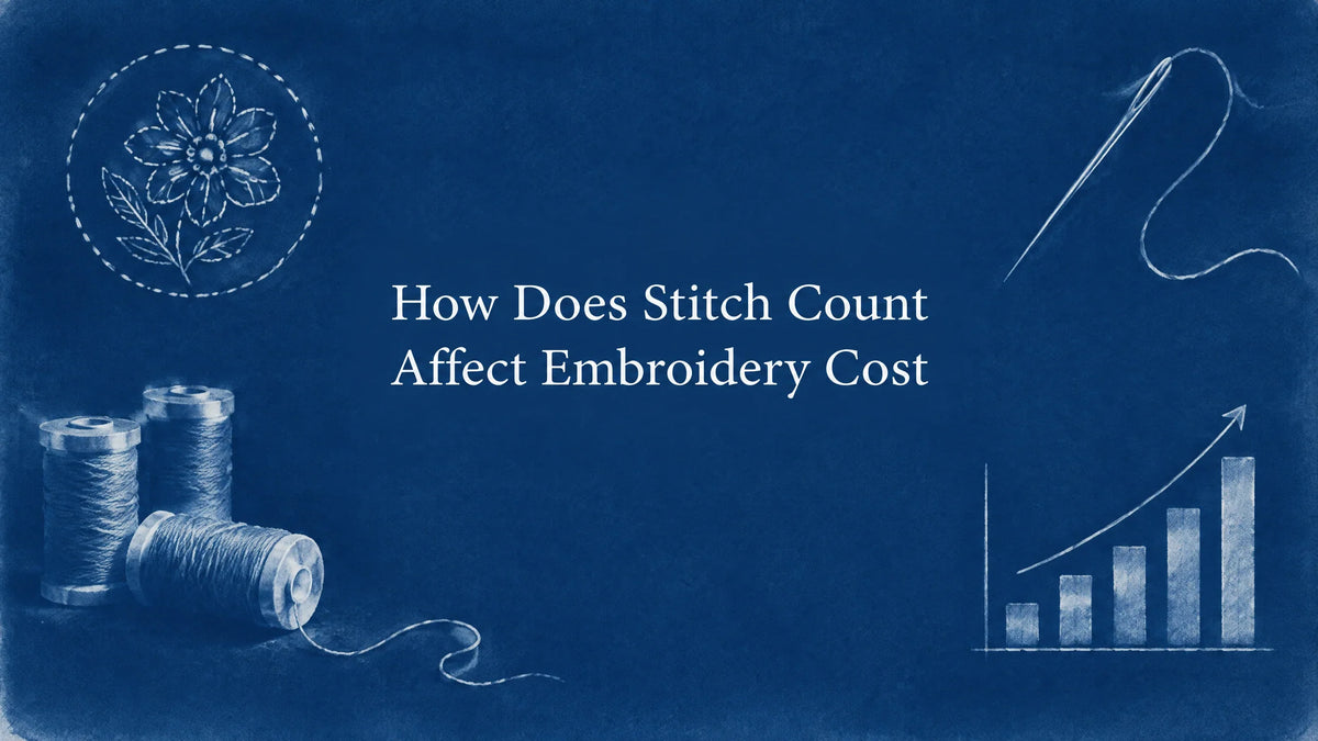 How Does Stitch Count Affect Embroidery Cost