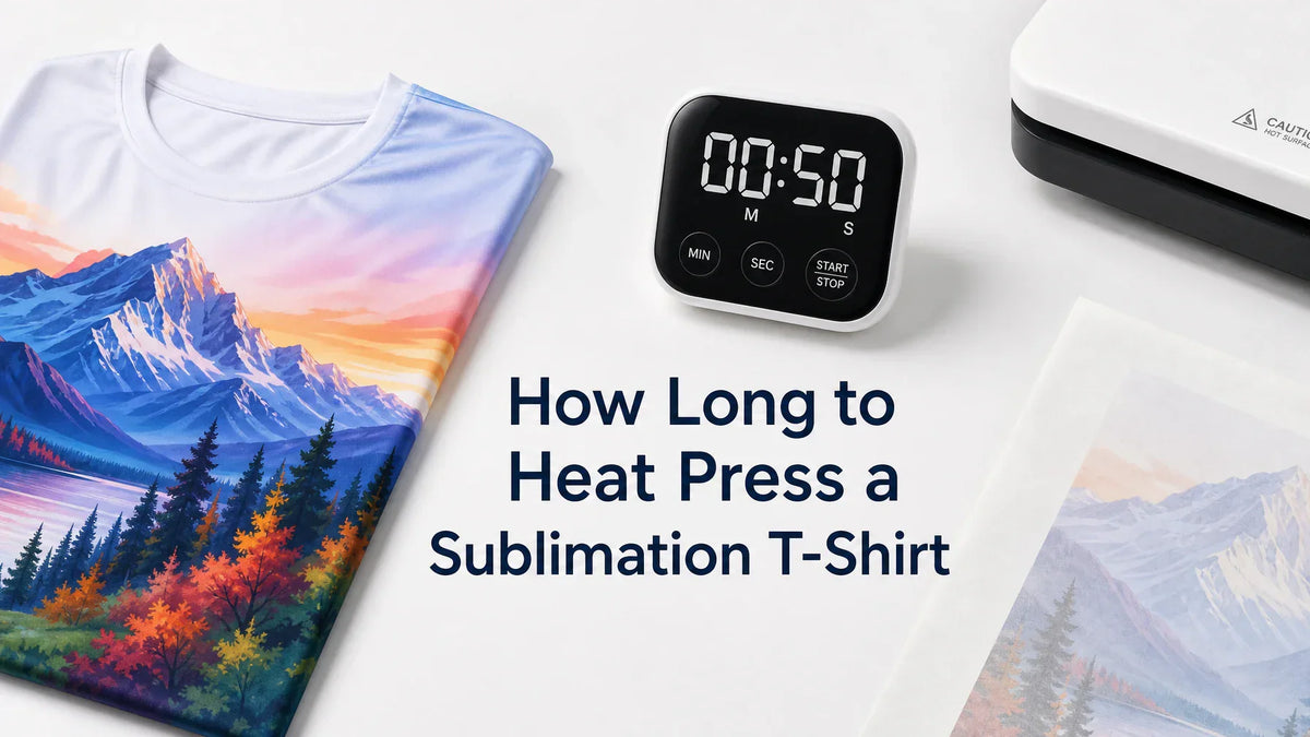 How Long to Heat Press Sublimation T Shirt-Blog Cover-2026