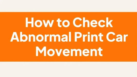 How to Check Abnormal Print Car Movement - D1 DTF Printer Troubleshooting
