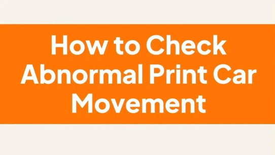 How to Check Abnormal Print Car Movement - D1 DTF Printer Troubleshooting