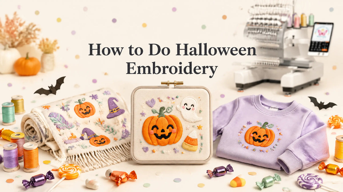 How to Do Halloween Embroidery