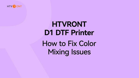 How to Fix Color Mixing Issues - D1 DTF Printer Troubleshooting