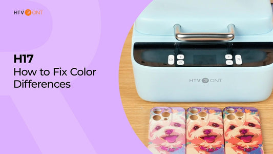 How to Fix Color Differences - Phone Case Heat Press Guide - HTVRONT