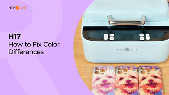How to Fix Color Differences - Phone Case Heat Press Guide - HTVRONT