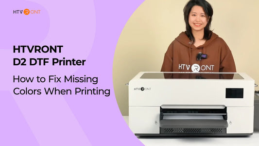 How to Fix Missing Colors When Printing - D2 DTF Printer Troubleshooting Series