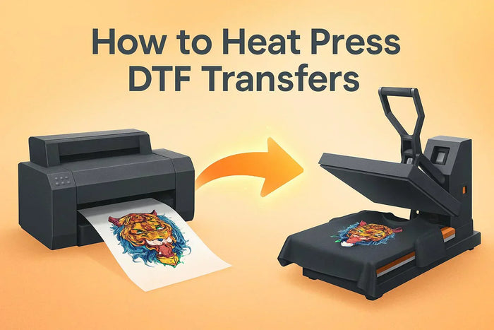 How to Heat Press DTF Transfers