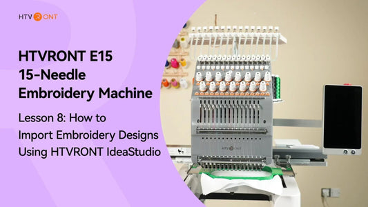 How to Import Embroidery Designs from IdeaStudio - E15 Lesson 8