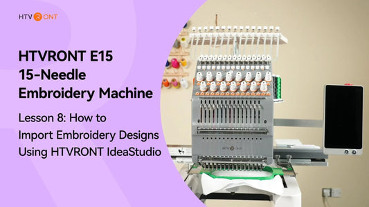 How to Import Embroidery Designs Using IdeaStudio