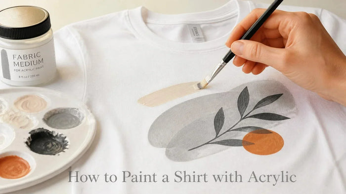How to Paint a Shirt with Acrylic