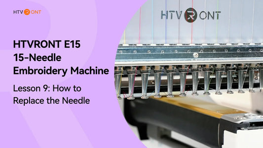 How to Replace the Needle - E15 Embroidery Machine Tutorial 9
