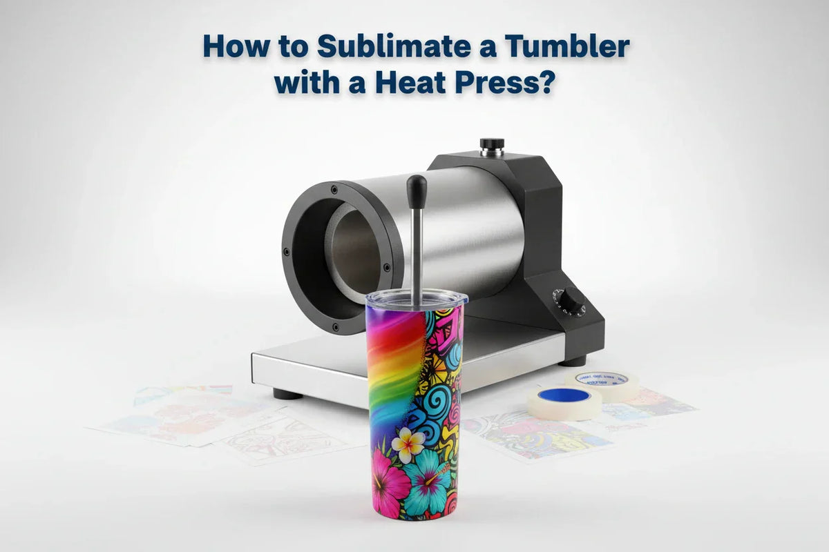 How to Sublimate a Tumbler with a Heat Press