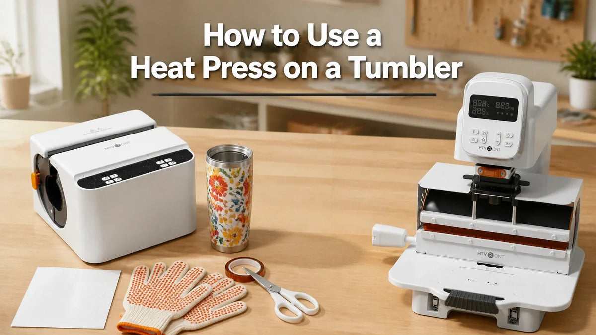 How to Use a Heat Press on a Tumbler?