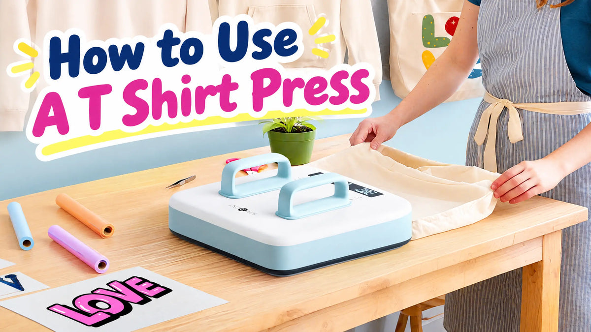 How to Use A T-shirt Press