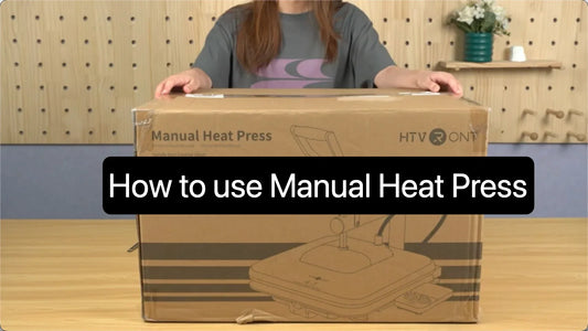 How to use Manual Heat Press