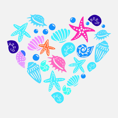 【MEMBER ONLY】Love Shape-conchs SVG