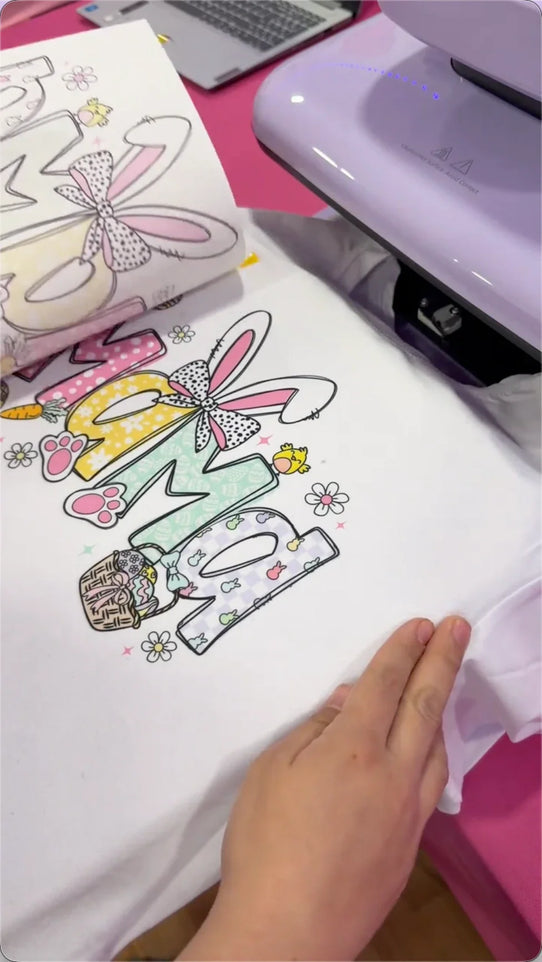 Make Your Easter T-shirt with Auto Heat Press 2