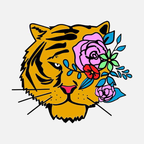【MEMBER ONLY】Tiger Wreath SVG