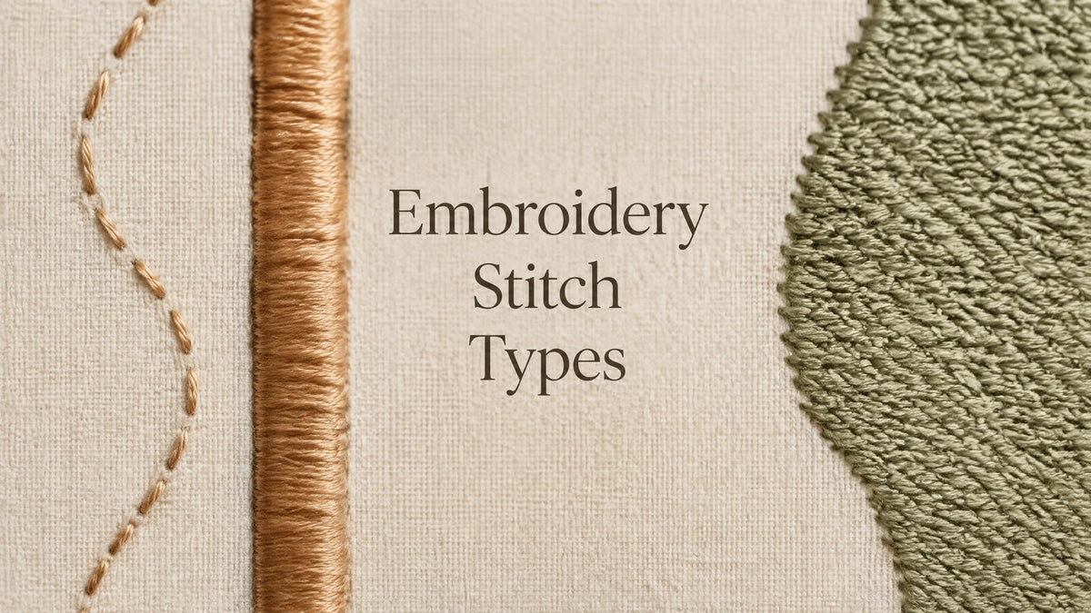What Are Embroidery Stitch Types