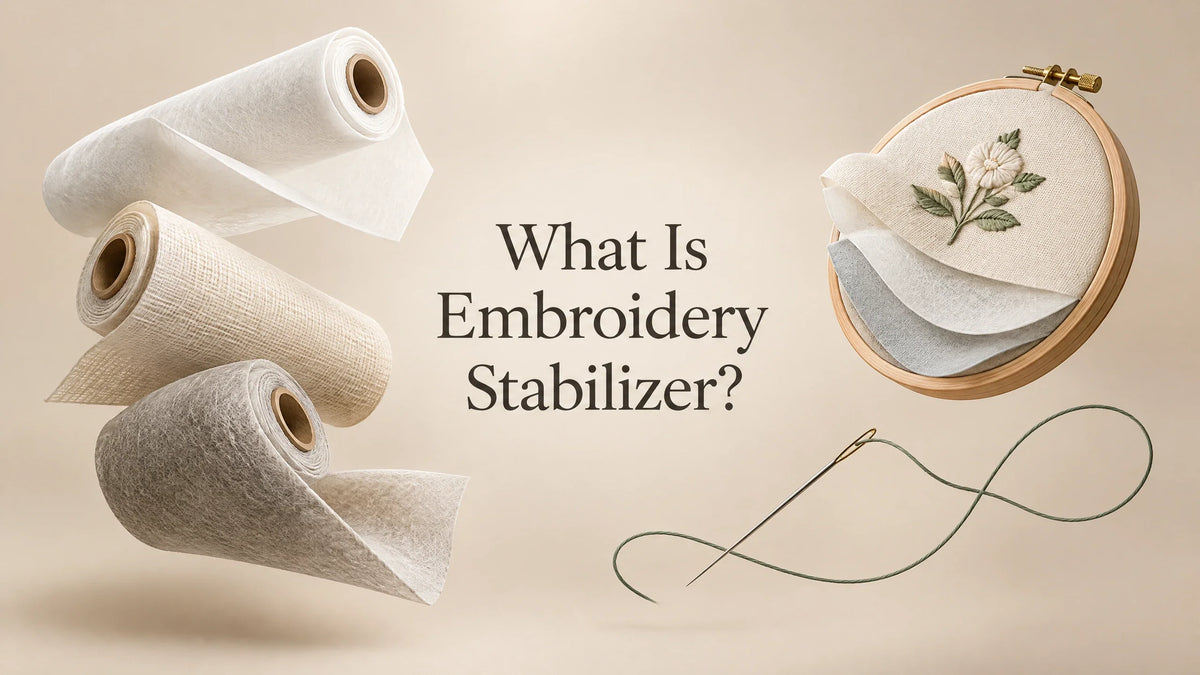What is Embroidery Stabilizer - blog cover