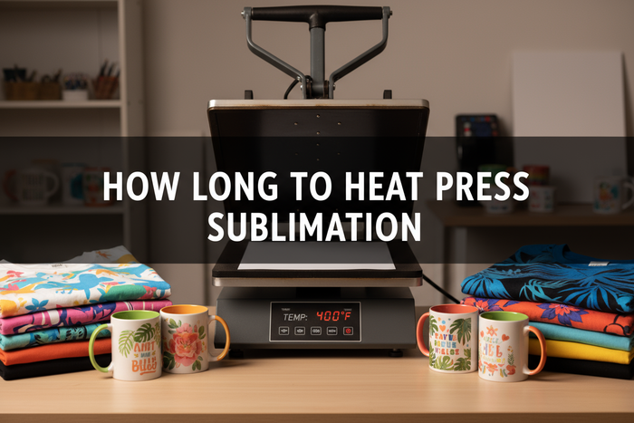 How Long to Heat Press Sublimation-Blog Cover