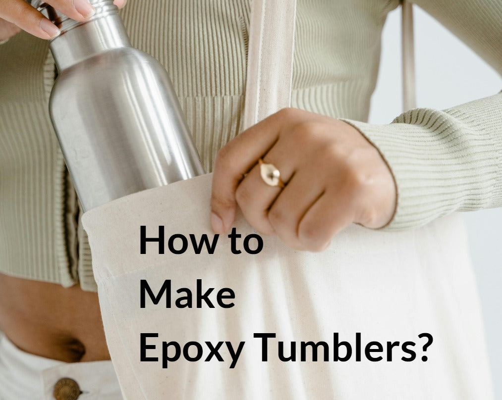 This is a cover image about DIY a epoxy tumbler.