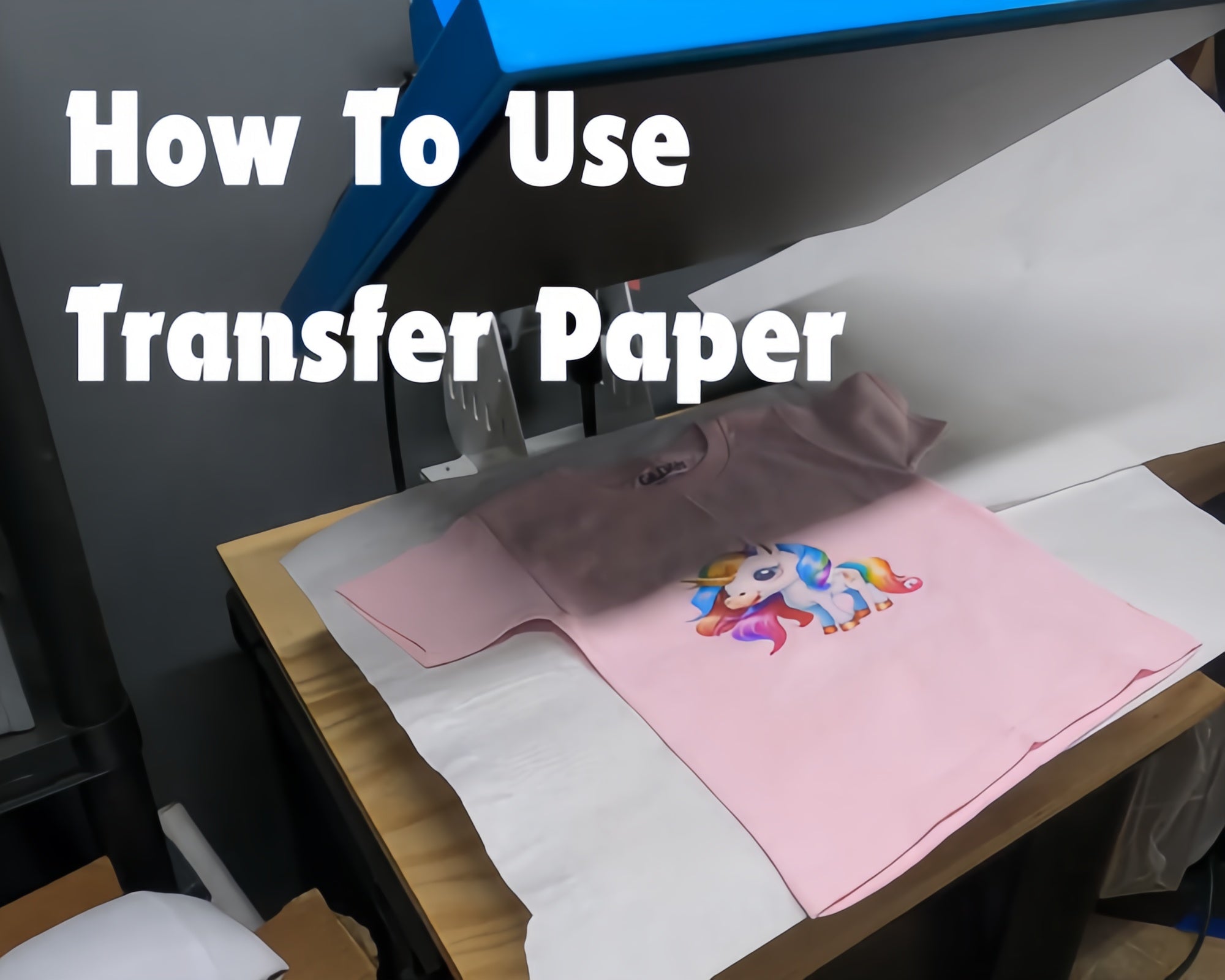 How To Use Transfer Paper – HTVRONT