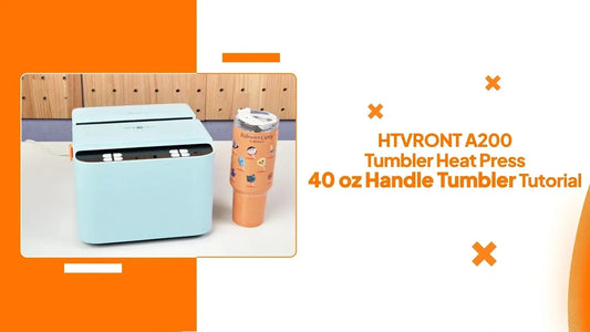 How to heat press a Handle Tumbler with A200 Tumbler Heat Press-Tutorial Video