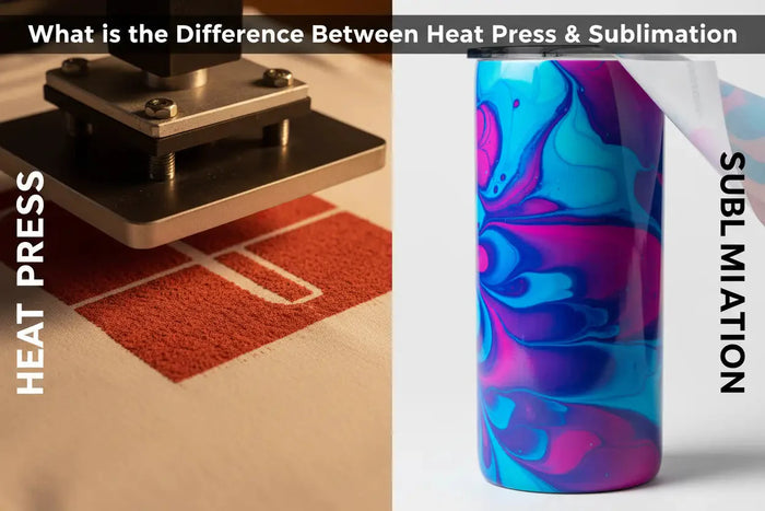 What is the Difference Between Heat Press & Sublimation