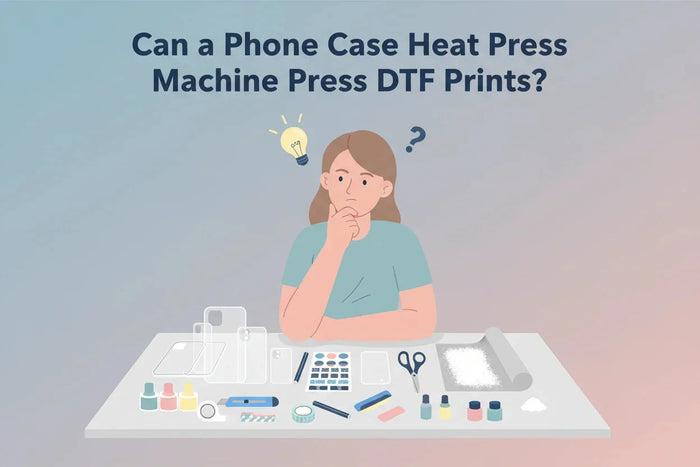 Can a Phone Case Heat Press Machine Press DTF Prints