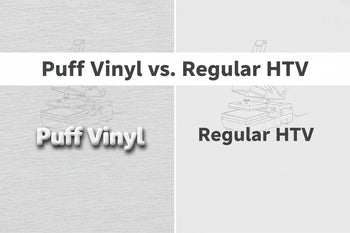 Puff Vinyl vs. Regular HTV