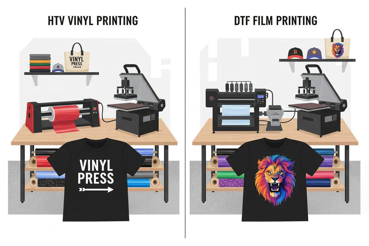 Which Is Better: Vinyl or DTF
