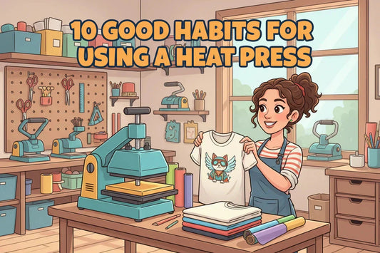 10 Good Habits for Using a Heat Press