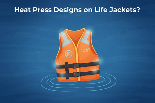 What Materials Should Be Used for Heat Press Designs on Life Jackets