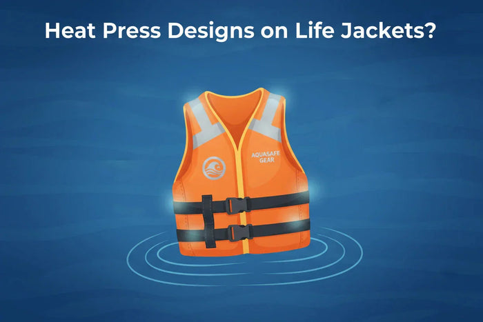 What Materials Should Be Used for Heat Press Designs on Life Jackets