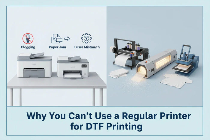 Why You Can’t Use a Regular Printer for DTF Printing