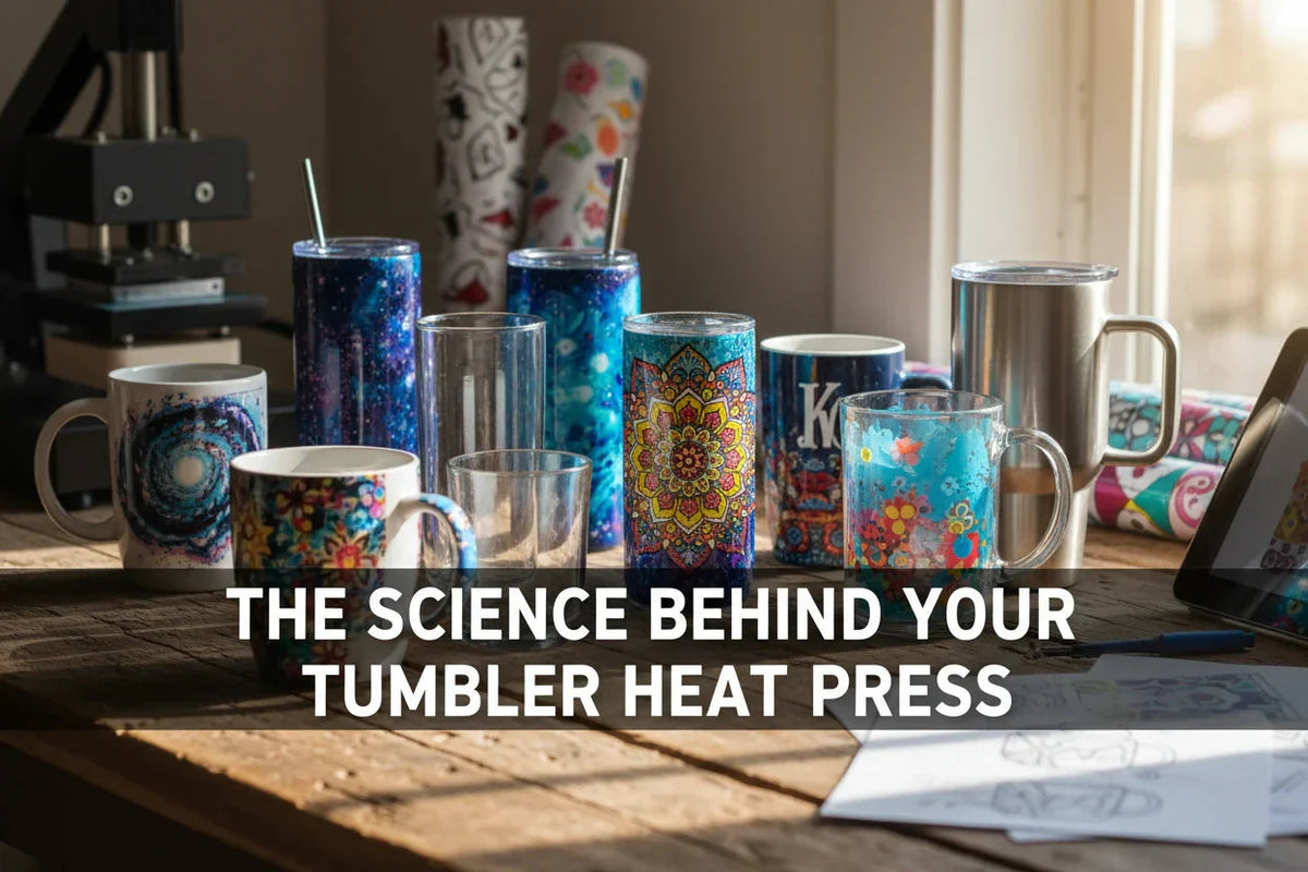 The Science Behind Your Tumbler Heat Press: Why Do Designs Stick Forever?