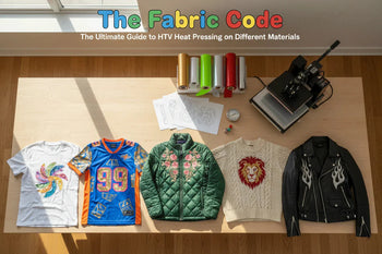 The Fabric Code: The Ultimate Guide to HTV Heat Pressing on Different Materials