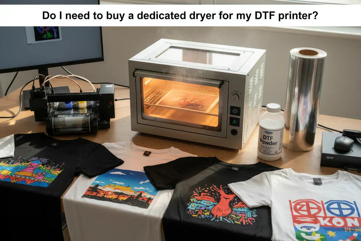Do I need to buy a dedicated dryer for my DTF printer?