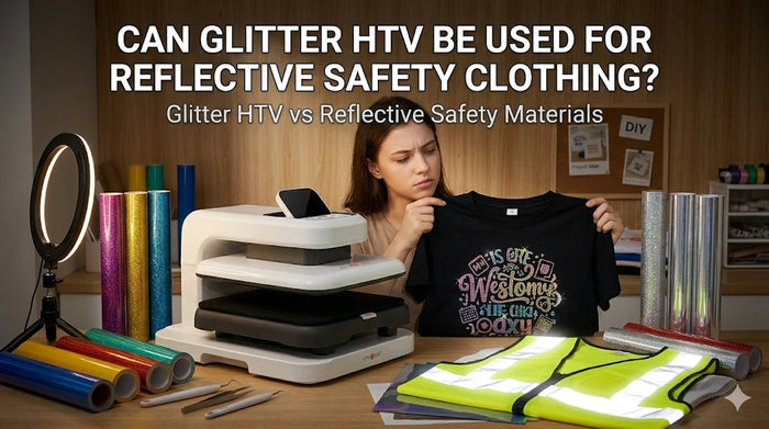 Can Glitter HTV Be Used for Reflective Safety Clothing?