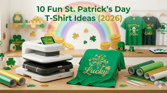 10 Fun St. Patrick’s Day T-Shirt Ideas You Can Make with a Heat Press (2026 Guide)