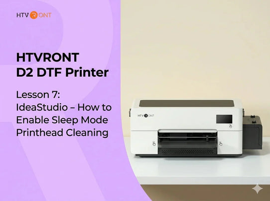 How to Enable Sleep Mode Printhead Cleaning - D2 DTF Printer Lesson 7