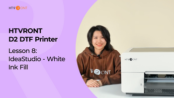 White Ink Underlay of DTF Printing - D2 DTF Printer Lesson 8