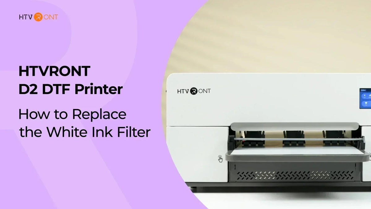How to Replace the White Ink Filter- D2 DTF Printer Replacement Parts Guide