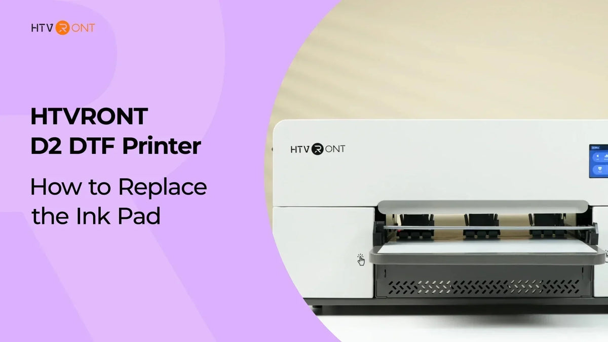 How to Replace the Ink Pad - D2 DTF Printer Replacement Parts Guide