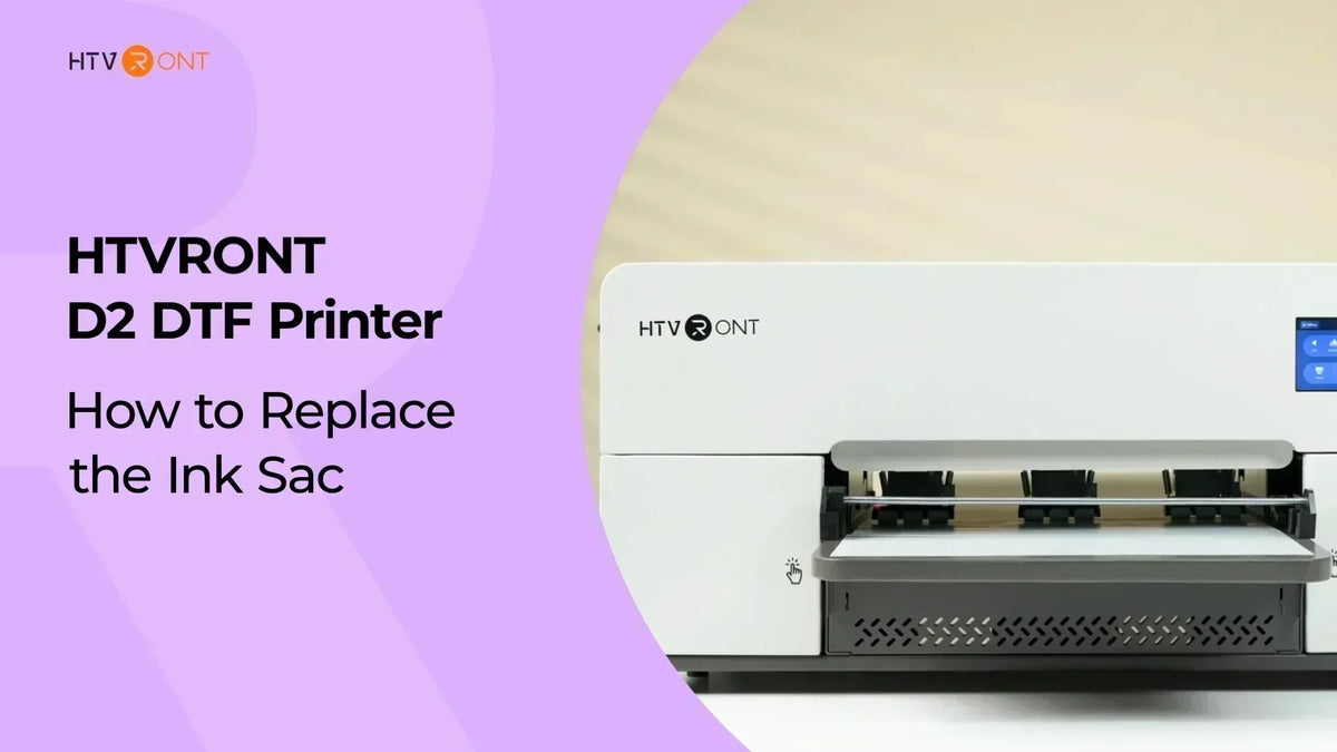 How to Replace the Ink Sac - D2 DTF Printer Replacement Parts Guide